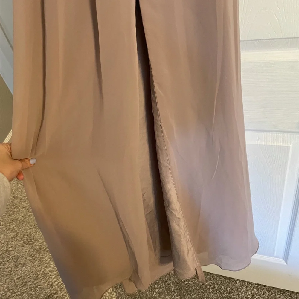 Taupe AZAZIE AAIDA Bridesmaid Dress - Picture 10 of 15
